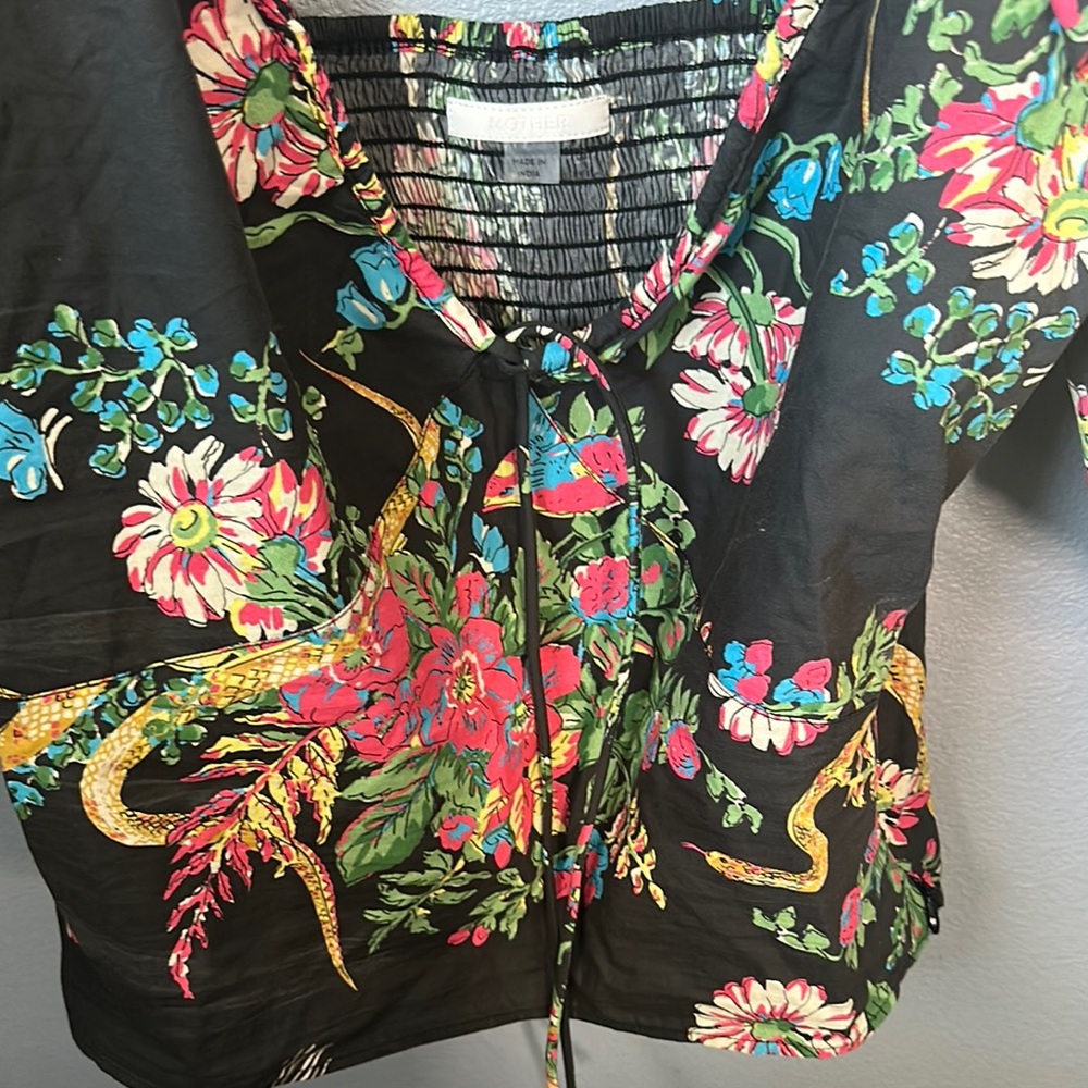 Mother Sweet Talker Ruffle Crop Top - Picture 4 of 8